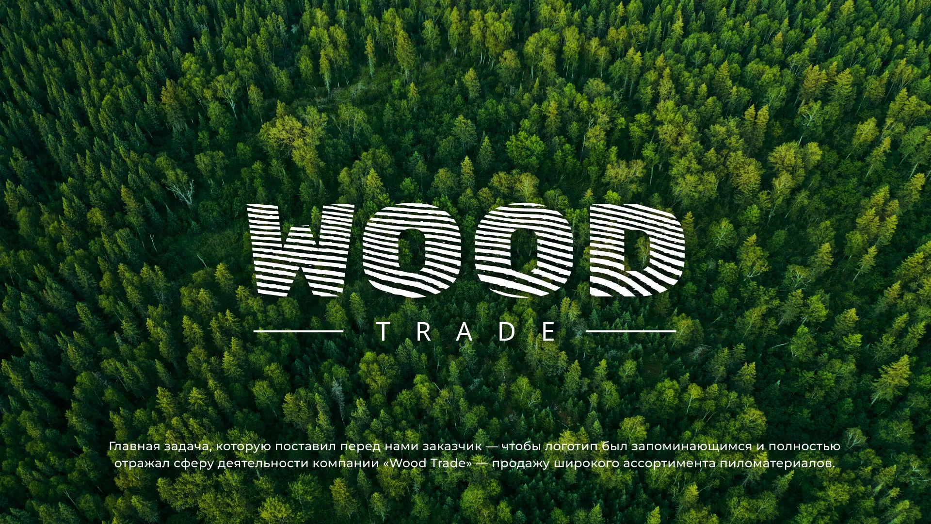 Разработка логотипа для компании «Wood Trade» в Михайловке