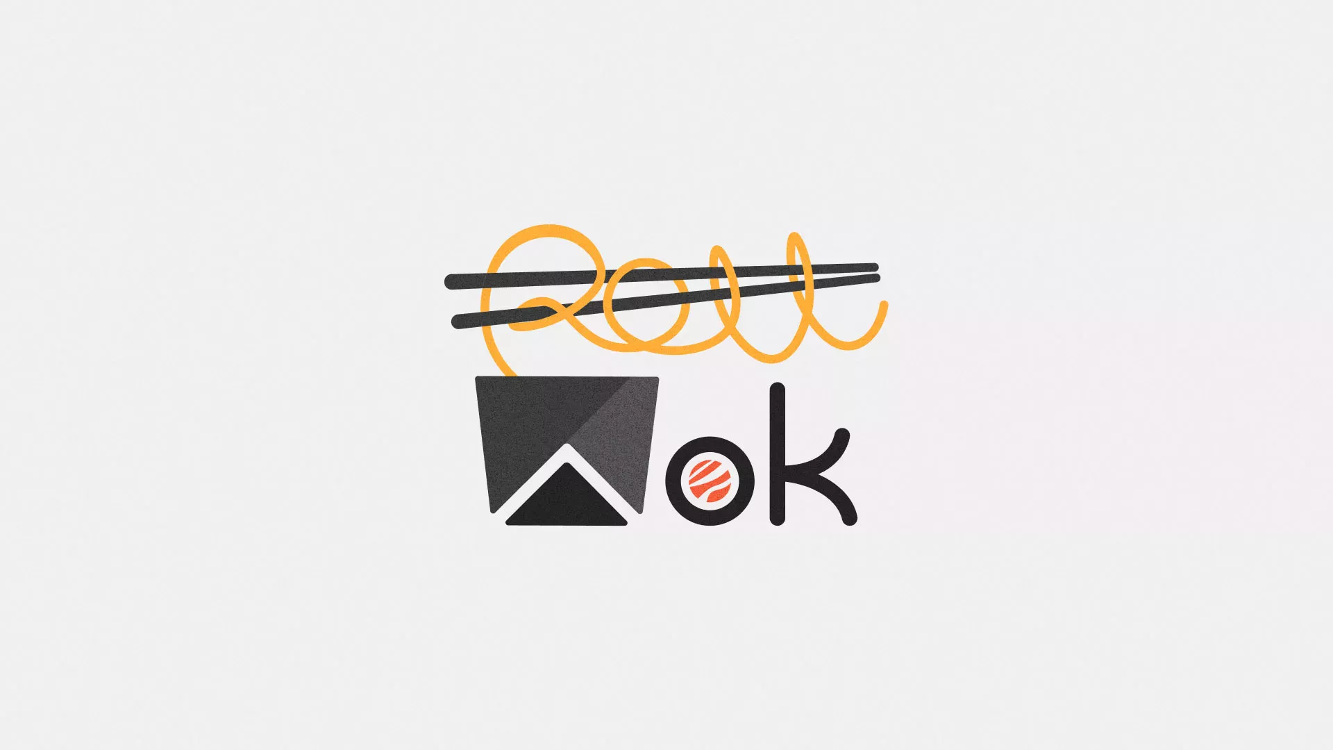Разработка логотипа в Михайловке для суши-бара «Roll Wok Club»