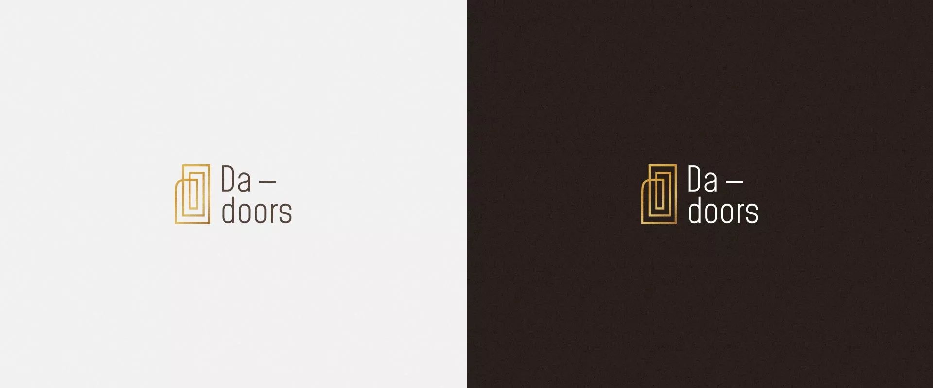 Разработка логотипа для компании «DA-DOORS» в Михайловке